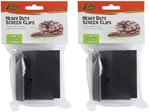 (2 Pack) Zilla Reptile Terrarium Covers Heavty Duty Screen Clips, Large Black. Fixed Price $25.99.