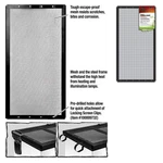 Zilla Cover Screen Metal Blk 24X12 Each. Fixed Price $33.27.