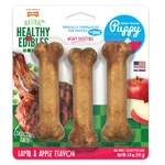Healthy Edibles Lamb & Apple Puppy Chew Treats Regular 3 Packets By Nylabone. Fixed Price $13.20.