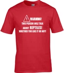 Reptiles Mens T-shirt House Zoo Vet Animals Snake Lizard Funny Joke Gift. Fixed Price $16.05.