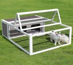 Tortoise House Habitat Wooden, Chicken Coop With Run Rabbit Hutch Small Animal. Fixed Price $254.29.