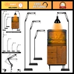 Reptile Heat Lamp Stand Adjustable Swing Arm For Bearded Dragon Turtle Snake. Fixed Price $50.99.