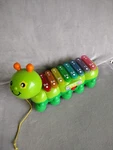 Vtech Zoo Jamz Xylophone Green Caterpillar Lights Up Sound Teaches Numbers Music. Fixed Price $15.52.