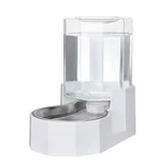 Sfozstra Gravity Water Bowl Dispenser : Automatic 4L White Cat Stainless Stee.... Fixed Price $37.57.