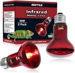 Lucky Herp Infrared Heat Lamp 50W 2 Pack Reptile & Amphibian Basking Spot Light. Fixed Price $27.99.