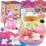 7JULY Unicorn Terrarium Crafts Kit For Kids-led Night Light Up & Remote. Fixed Price $46.96.