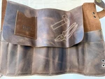 Hide & Drink Snap Tool Leather Roll Up Bag With 14 Slots. Fixed Price $50.00.