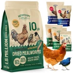 Hatortempt Bulk Dried Mealworms 10 Lbs Non-gmo For Chicken & Bird.... Fixed Price $98.09.