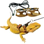 Bearded Dragon Harness And Leash Adjustable(m,l,xl) - Soft Leather Reptile Li.... Fixed Price $11.18.