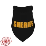 Vercosee Pet Dog Bandana Sheriff Golden Costume Accessory. Fixed Price $20.00.