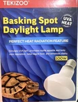 Tekizoo Basking Spot Daylight Lamp 100W Pack Bulb. Fixed Price $10.87.