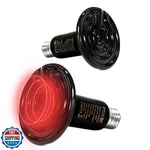 Ptscbs 50W Heat LAMP(2 Packs)-ceramic Emitter For Reptiles Amphi. Fixed Price $27.99.