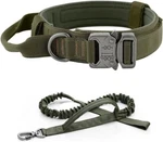 Tactical Dog Collar W/ Handle +leash Heavy Duty Military Service Canine Training. Fixed Price $13.54.