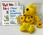 Kohls Cares Dr. Seuss Put Me In The Zoo Leopard Plush 11 + 2 Books. Fixed Price $26.99.