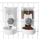 Hanging Cage Automatic Small Pet Food Bowl Water Bottle Dispenser, 1L. Fixed Price $39.82.
