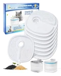 Cunina Cat Water Fountain Filter Replacement Compatible With 2L/67OZ E1 White. Fixed Price $16.04.