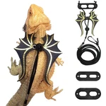 Adoggygo Bearded Dragon Lizard Leash Harness - 3 Size Pack Medium, Gold. Fixed Price $17.99.