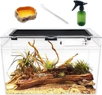Reptile TERRARIUM,16" 8"X 10" Tank With Full View Visually Appealing. Fixed Price $81.72.