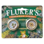 Reptile, Flukers Terrarium Gauges (2 Pack - (1 Thermometer & Hygrometer)). Fixed Price $19.49.