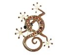 Alilang Red Ruby Crystal Rhinestone Golden Gecko Lizard Reptile Animal P.... Fixed Price $28.63.