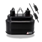 Mecesor Dual Reptile Lamp Fixture With Independent Switches, Uvb & Basking Bu.... Fixed Price $37.50.