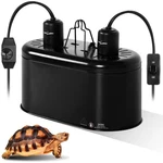 Zoo Dual Dimming Deep Dome Reptile Heat Lamp Fixture For Uva/uvb E26 150W. Fixed Price $69.52.