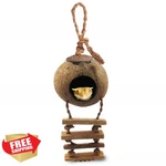 Sungrow Reptile Coco Hut Snake Ball Python Gecko Food Treat Dispenser. Fixed Price $31.99.