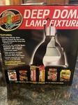 Zoo Med Deep Dome Lamp Fixture Black. Fixed Price $20.00.