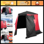 Portable Pop-up Tent For 1-8 People, Insulated Fishing Shelter, Waterproof Ice. Fixed Price $359.99.