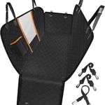 Dog Car Seat Cover & Hard Bottom Pet Back Extender Hammock Waterproof. Fixed Price $14.99.
