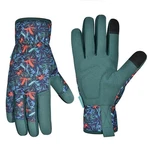 Oizen Gardening Gloves For Women And Men, Medium, Blue-red-green Flowers. Fixed Price $17.84.
