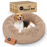 Petloox Donut Dog Bed Premium Comfort Anxiety Relief Size Camel. Fixed Price $19.61.