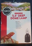 New Open Box Thrive 5.5" Deep Dome Lamp For Reptiles 6 Ft (free Shipping). Fixed Price $20.00.