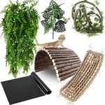 Runania Bearded Dragon Tank Accessories, Reptile Mat Hammock 7 Pcs-with. Fixed Price $35.99.