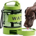 77OZ Dog Water Dispenser Camping Essentials Large Travel Bottle With Pull-out.... Fixed Price $42.47.