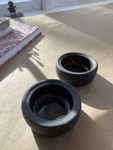 2 Reptile Food Dish Bowl, Worm Water Small Lizard Gecko Ceramic Pet. Fixed Price $12.00.