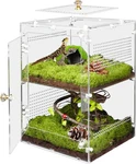 Acrylic Jumping Spider Enclosure With Removable Divider 12"*8"*8" Large Reptil. Fixed Price $47.23.