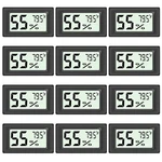 12-PACK Mini Hygrometer Indoor Humidity Meter, Highly Accurate Digital Thermo.... Fixed Price $32.99.