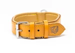 Riparo Genuine Leather Padded Dog Heavy Duty K-9 Adjustable Collar Camel. Fixed Price $29.97.
