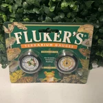 Fluker Terrarium Gauges Thermometer And Hygrometer Set. Fixed Price $11.99.