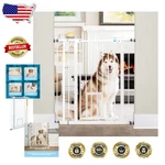 Carlson 36" Extra Tall Metal Dog Gate Walk-through, Small Pet Door, Pressur.... Fixed Price $104.99.