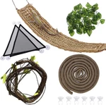 Hamiledyi Bearded Dragon Tank Accessories Lizard Large Hammock Jungle Green. Fixed Price $25.63.