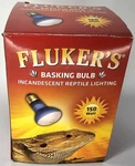 Reptile Lighting, Flukers Incandescent Basking Spotlight Heat Bulb (150 Watt). Fixed Price $35.00.