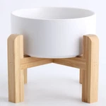 Petygooing White Elevated/raised Ceramic Dog Bowl For 1.7 Cups - Small,. Fixed Price $23.23.