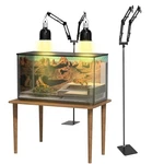 Glowup Adjustable Reptile Heat Lamp Stand For Terrarium, Snake, Gecko, Lizard. Fixed Price $58.99.