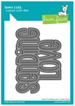 New! Lawn Fawn Giant Sending Love Cuts Craft Cutting Die LF3385. Fixed Price $15.00.