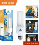 Uva Uvb Light Bulb For Birds 2.4 20W Compact Flourescent Lamp All Kin.... Fixed Price $34.16.