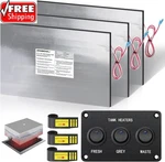 Rv Tank Heater Pad 12V/13.5V,12"X18" 3PCS Holding With Automa. Fixed Price $76.88.