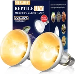 2 Pack 100W Reptile Heat Lamp Bulb Full Spectrum Uva Uvb Sun Light For. Fixed Price $62.31.