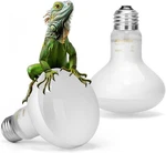 2-PACK 100W Reptile Heat Lamp Uva Basking Bulbs For Lizards Turtles Snakes Pets. Fixed Price $12.31.
